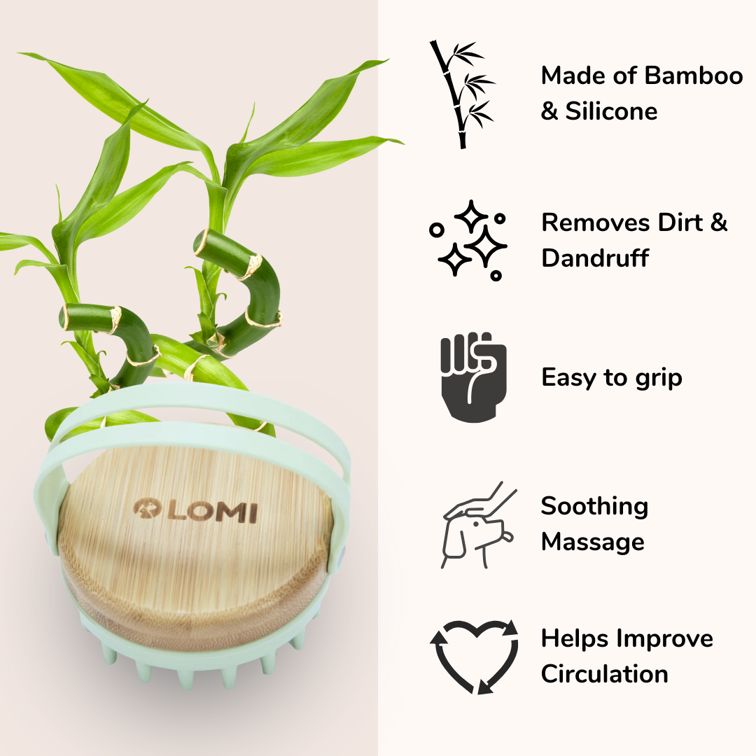 Lomi Pets Bamboo Massage Brush