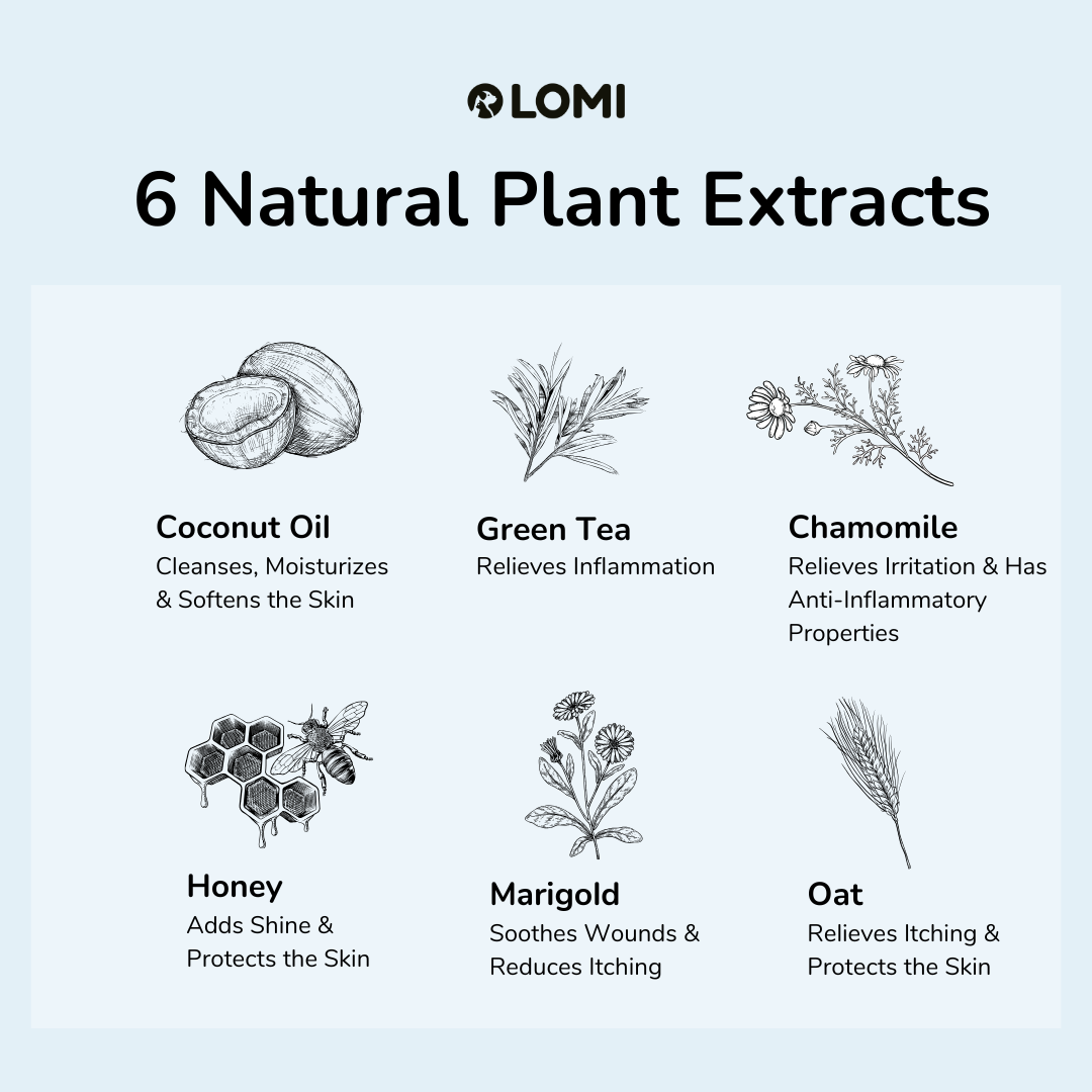 Lomi Pets Oatmeal Hunde Shampoo & Spülung