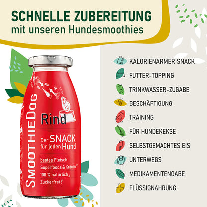 Hundesmoothie Rind