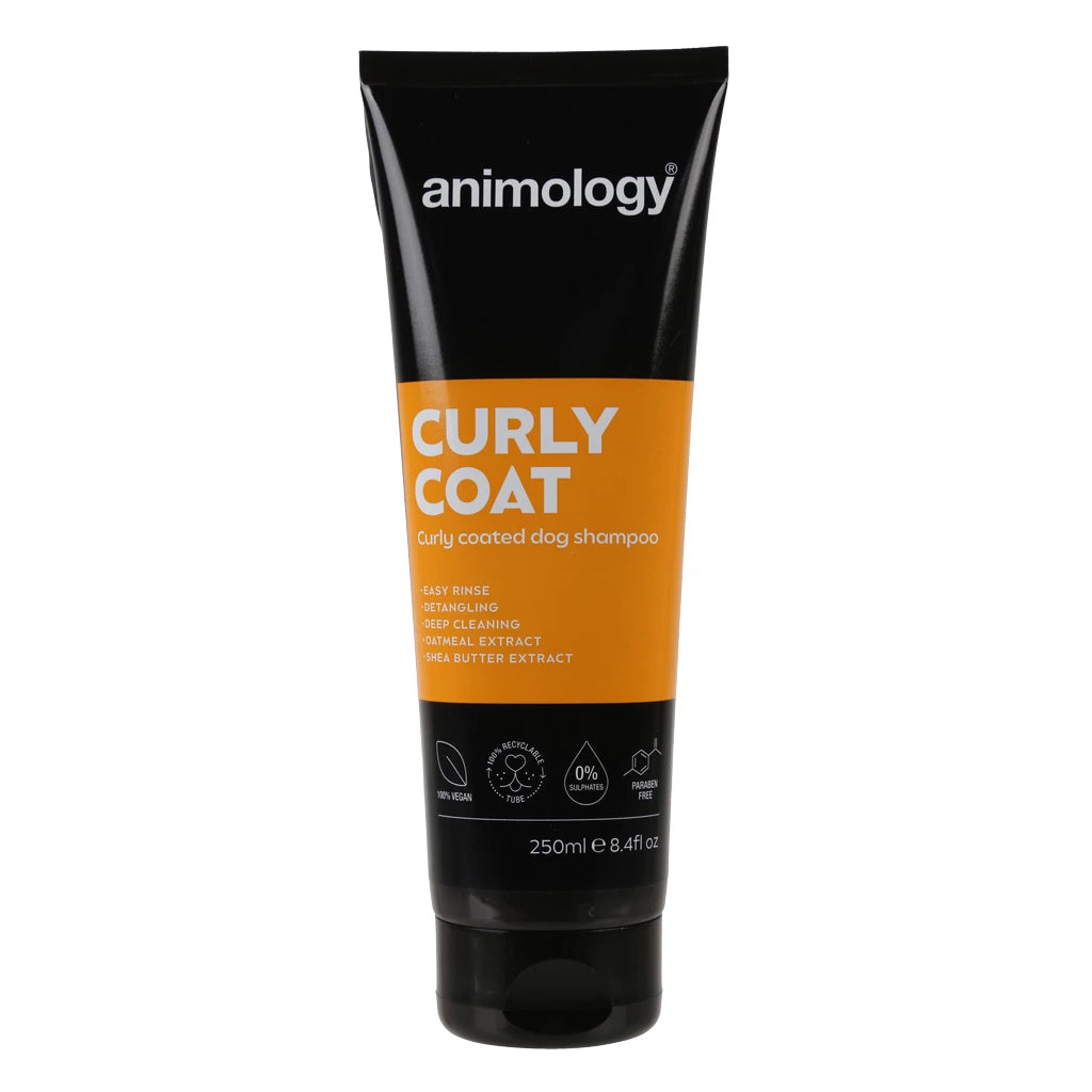 Animology Curly Coat Dog Shampoo 250 ml - Kaster Cheval