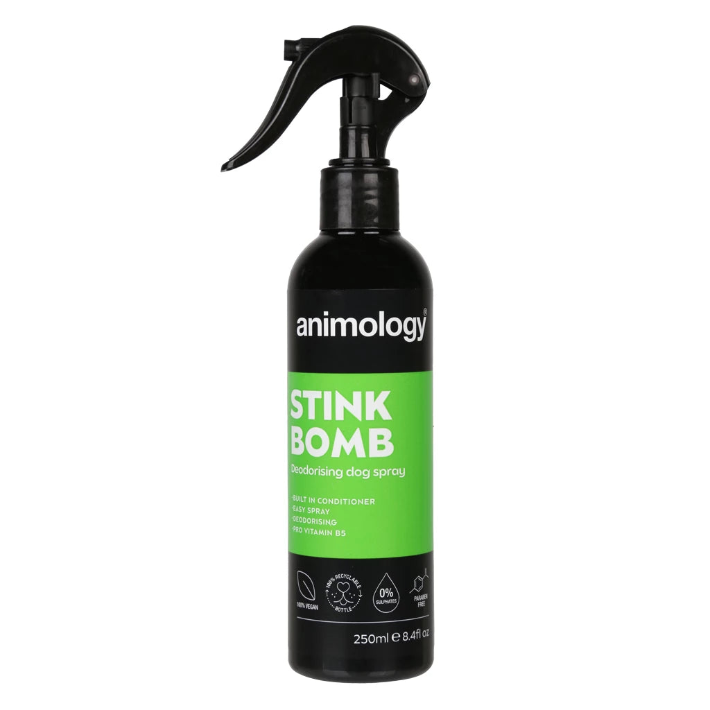 Animology Stink Bomb Deodorising Dog Spray 250 ml - Kaster Cheval