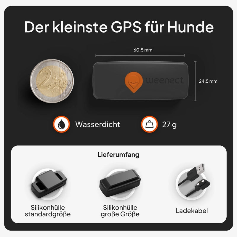 Weenect XS - GPS Tracker für Hunde - Kaster Cheval