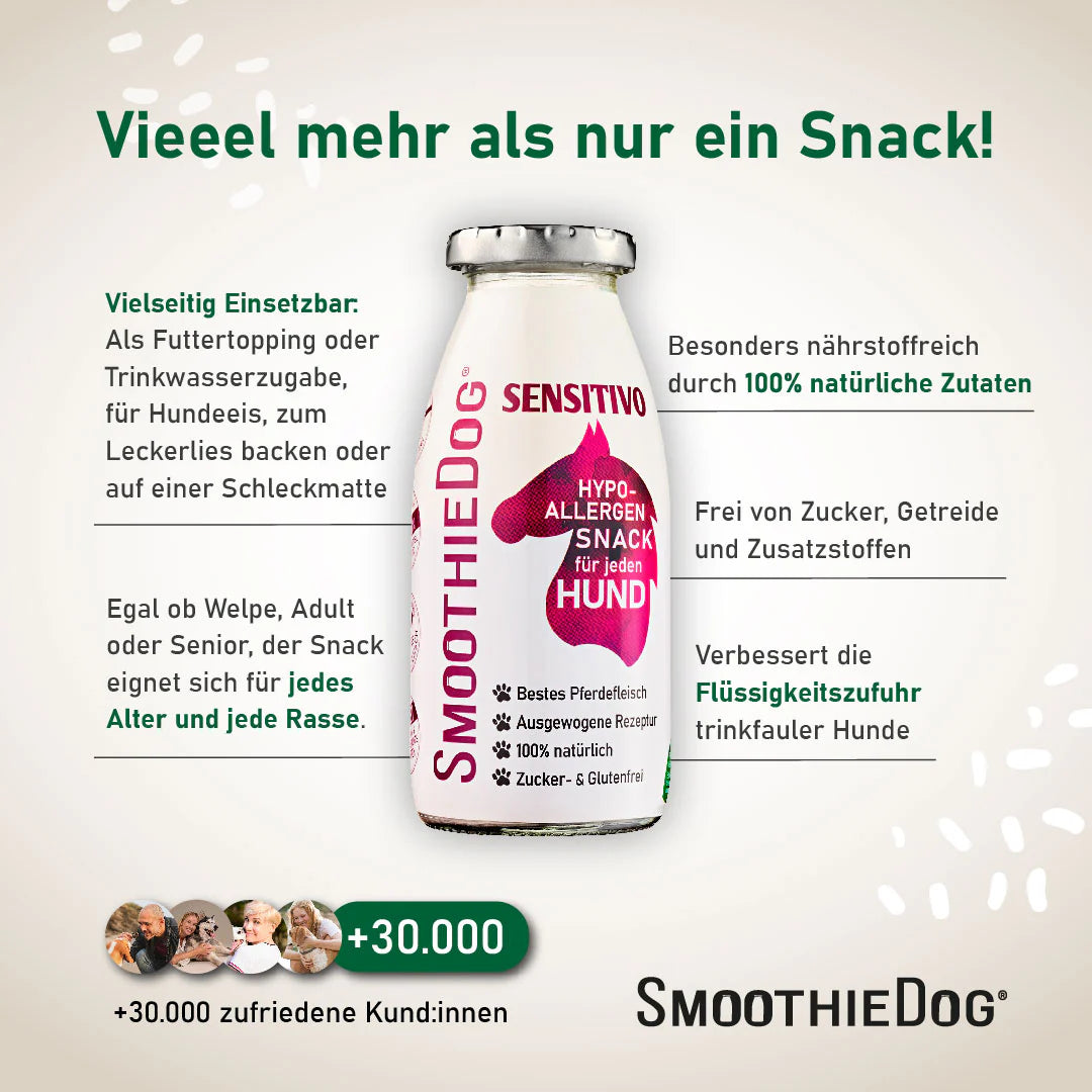 Hundesmoothie Sensitivo Pferd