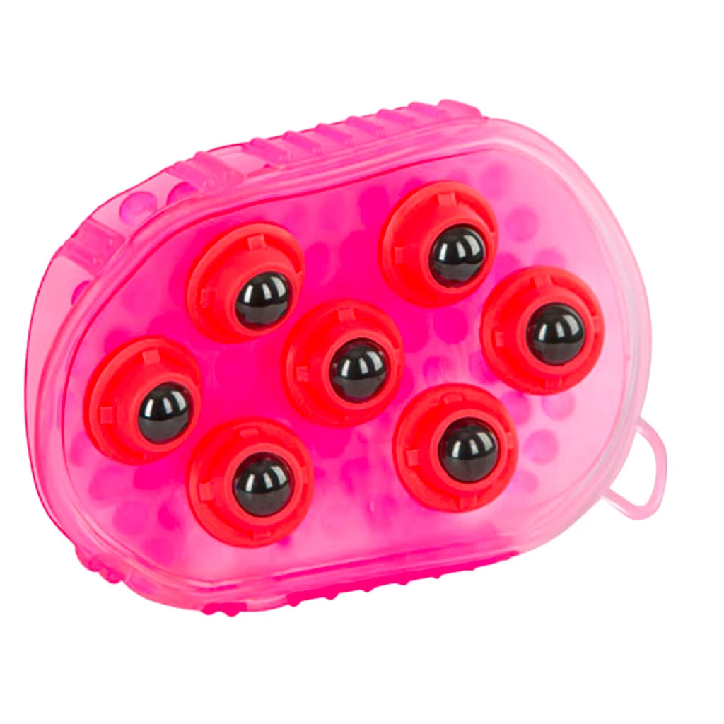 Deep Pink Massagestriegel Magnet