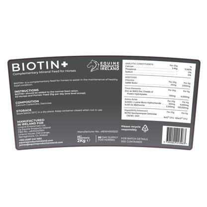 Dim Gray Equine Products Ireland Biotin+