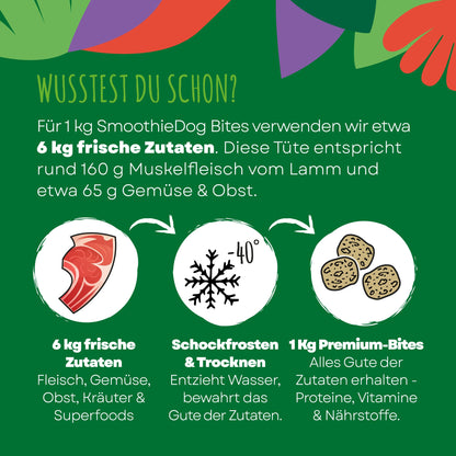SmoothieDog Bites Lamm