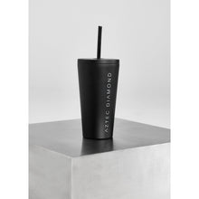 Light Gray Aztec Diamond Travel Mug