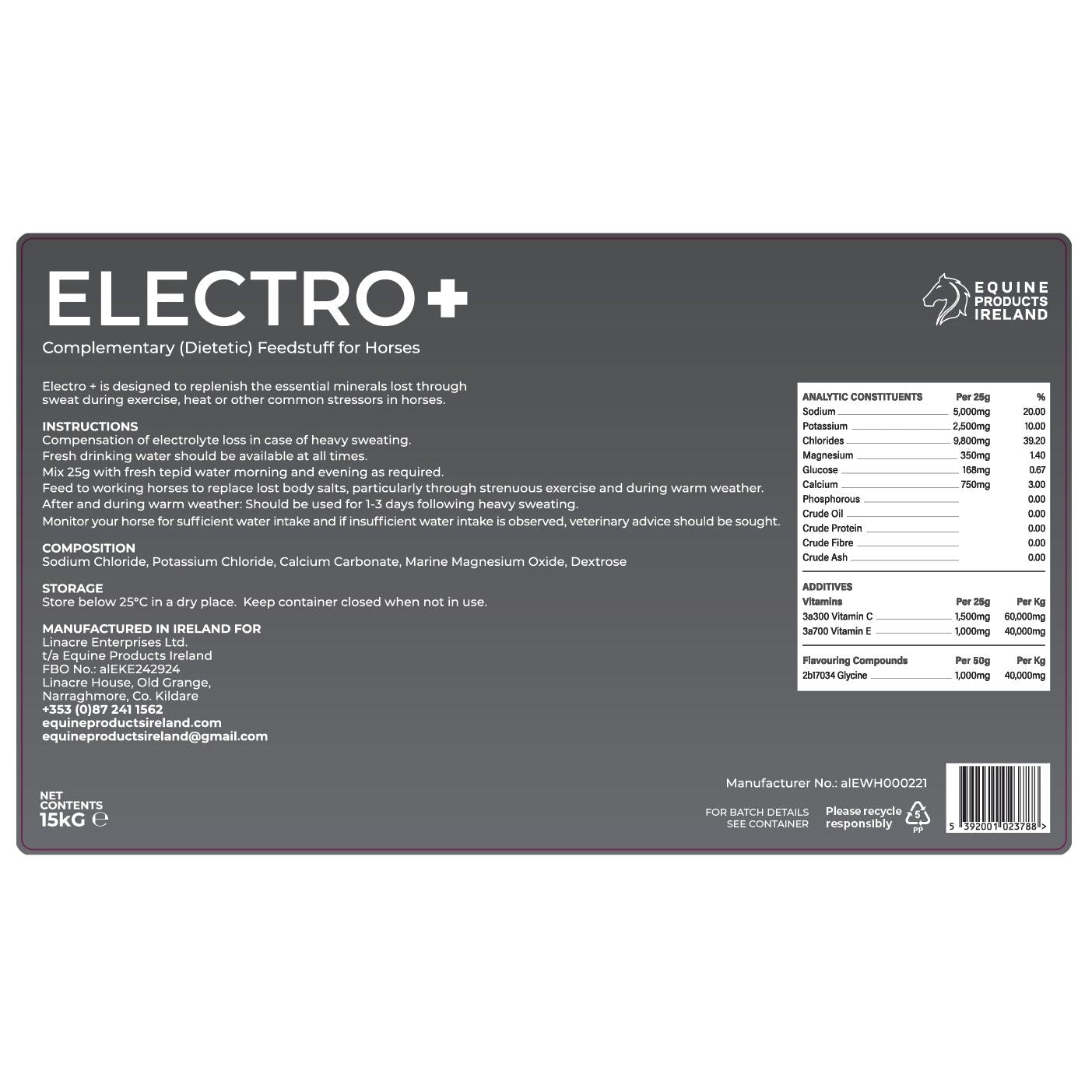 Dim Gray Equine Products Ireland Electro+