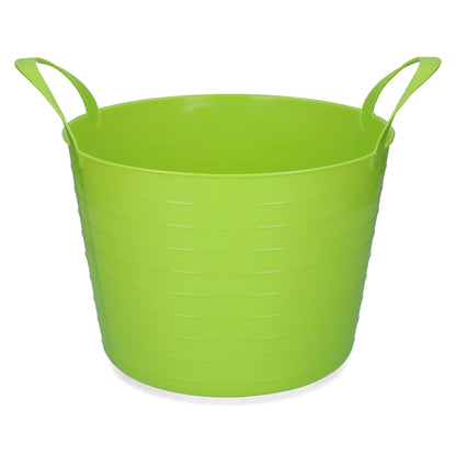 Yellow Green VPlast Eimer V-Trug Flexi 40 l