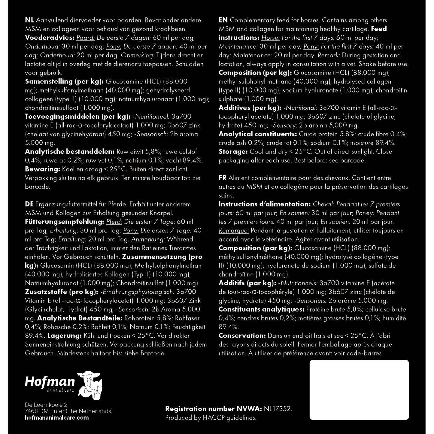 Black Excellent Equi Flex HA