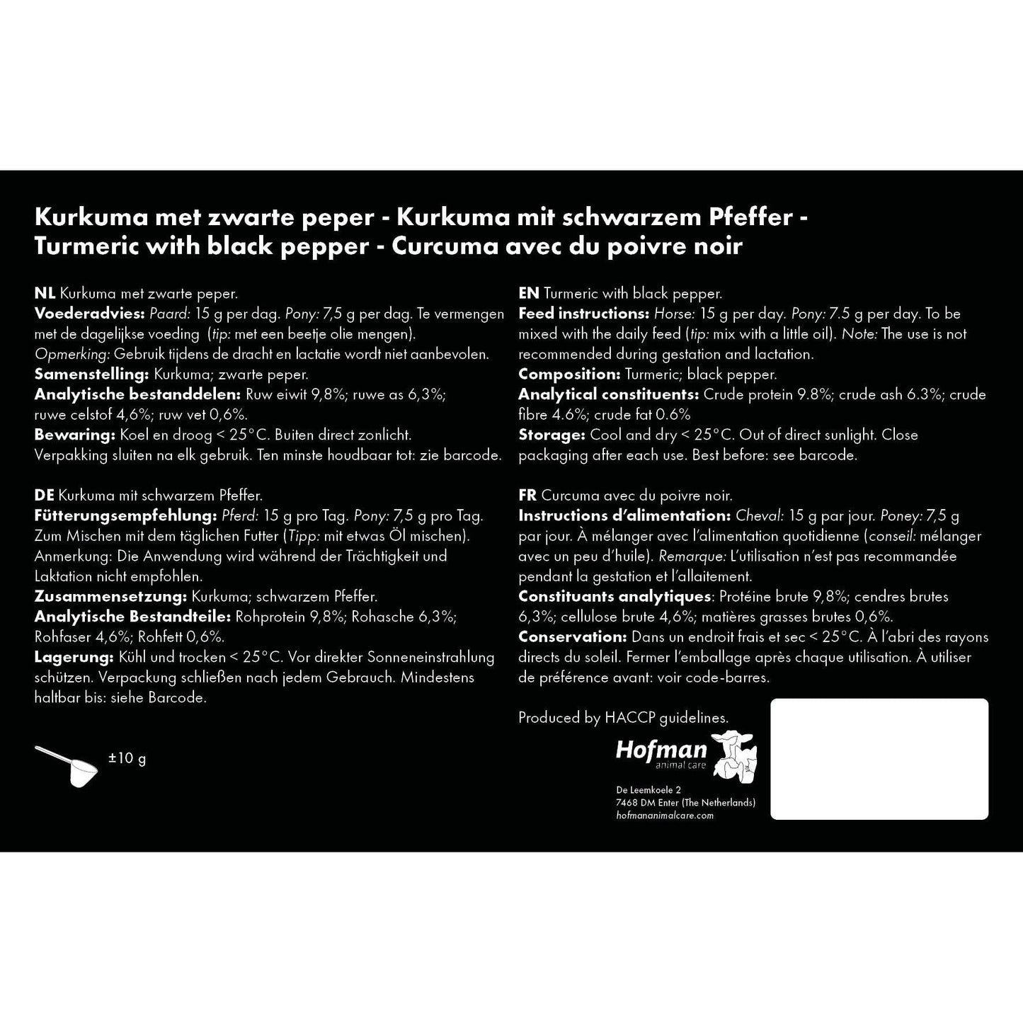 Excellent Horse Herbs Kurkuma 500 g