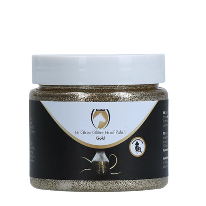 Gray Excellent Horse Hi Gloss Glitter Hoof Polish Silver 150 ml