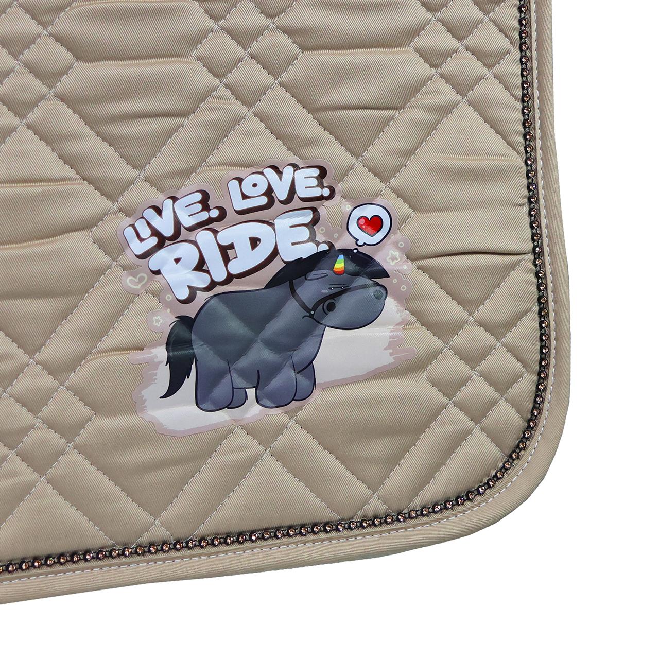 Rosy Brown EQuest Schabracke Cotton Cross | Live Love Ride