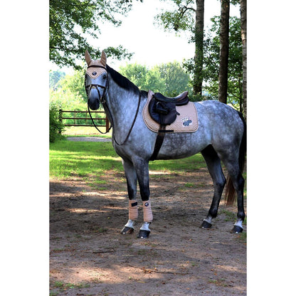 Dark Slate Gray EQuest Schabracke Cotton Cross | Live Love Ride