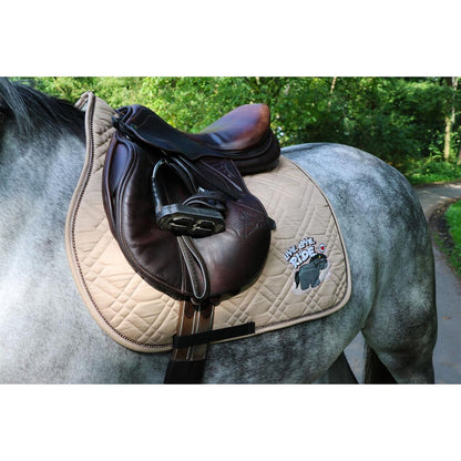 Dark Slate Gray EQuest Schabracke Cotton Cross | Live Love Ride