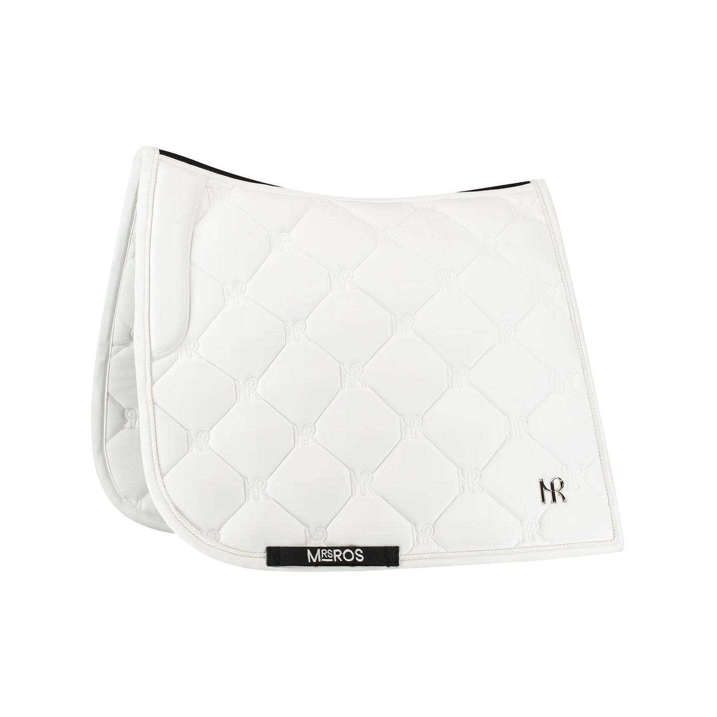 Mrs. Ros Dressage Saddle Pad White - Lavender Fields