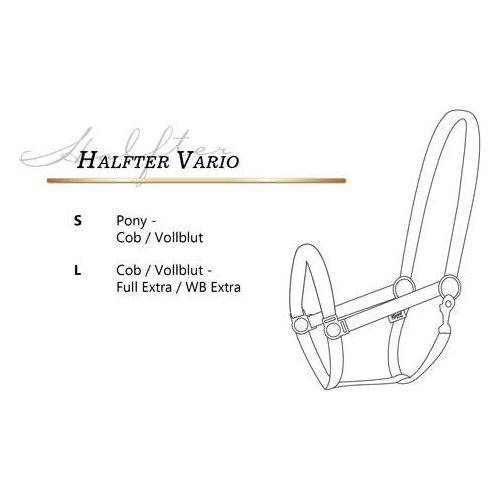 White Smoke Halfter Vario Illusion | Chrom Finish