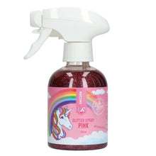Light Gray Lucky Horse Unicorn Glitter Spray
