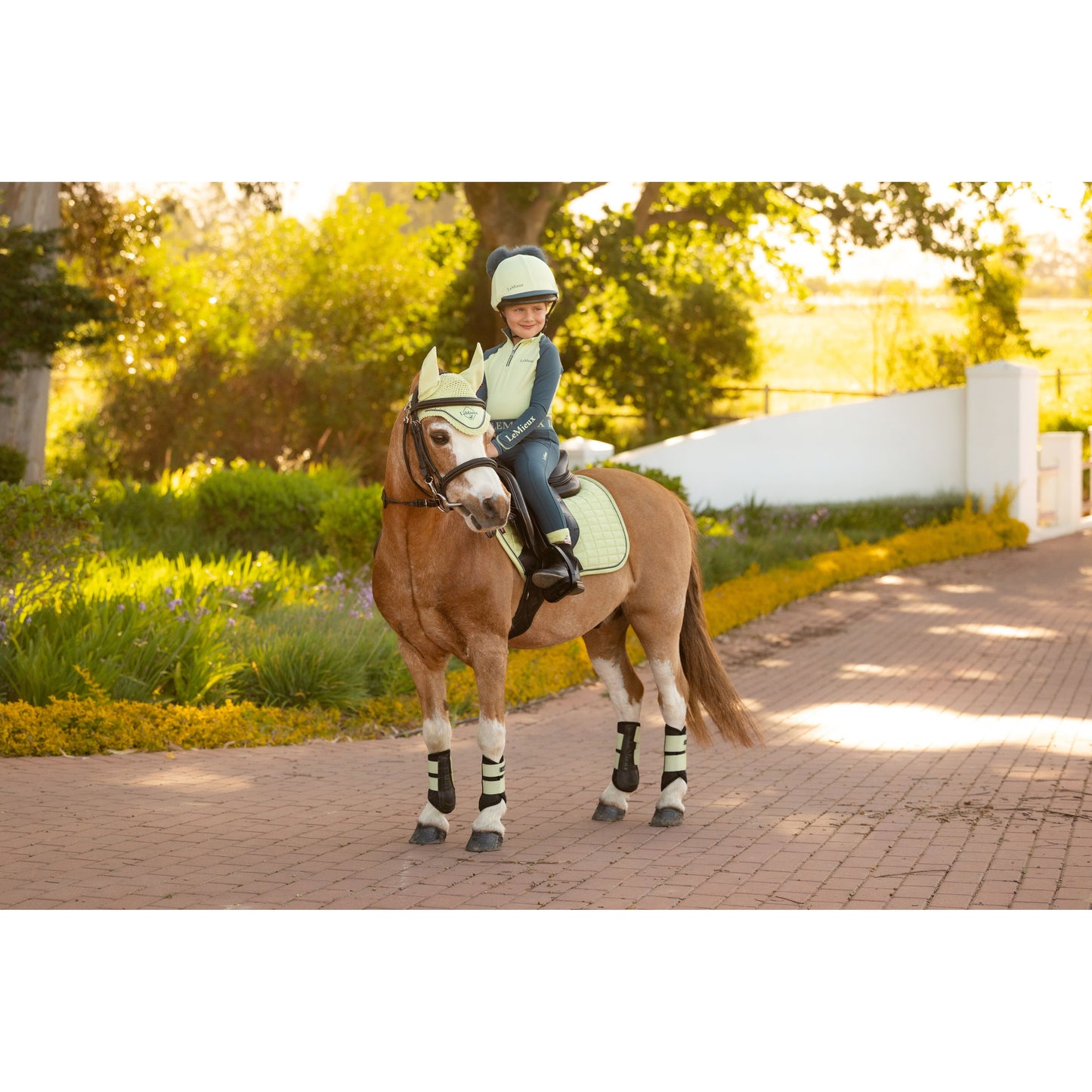 LeMieux Mini Suede Close Contact Schabracke - Kaster Cheval