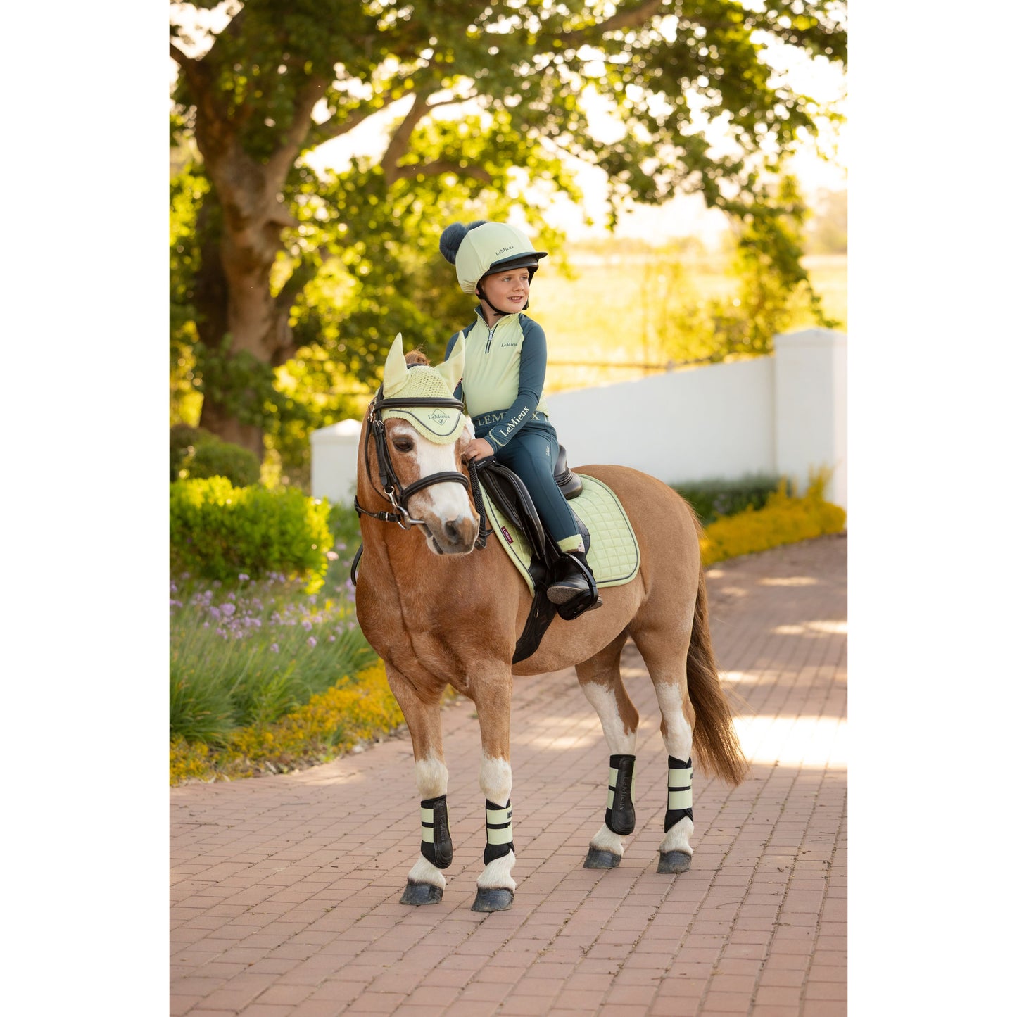 LeMieux Mini Suede Close Contact Schabracke - Kaster Cheval