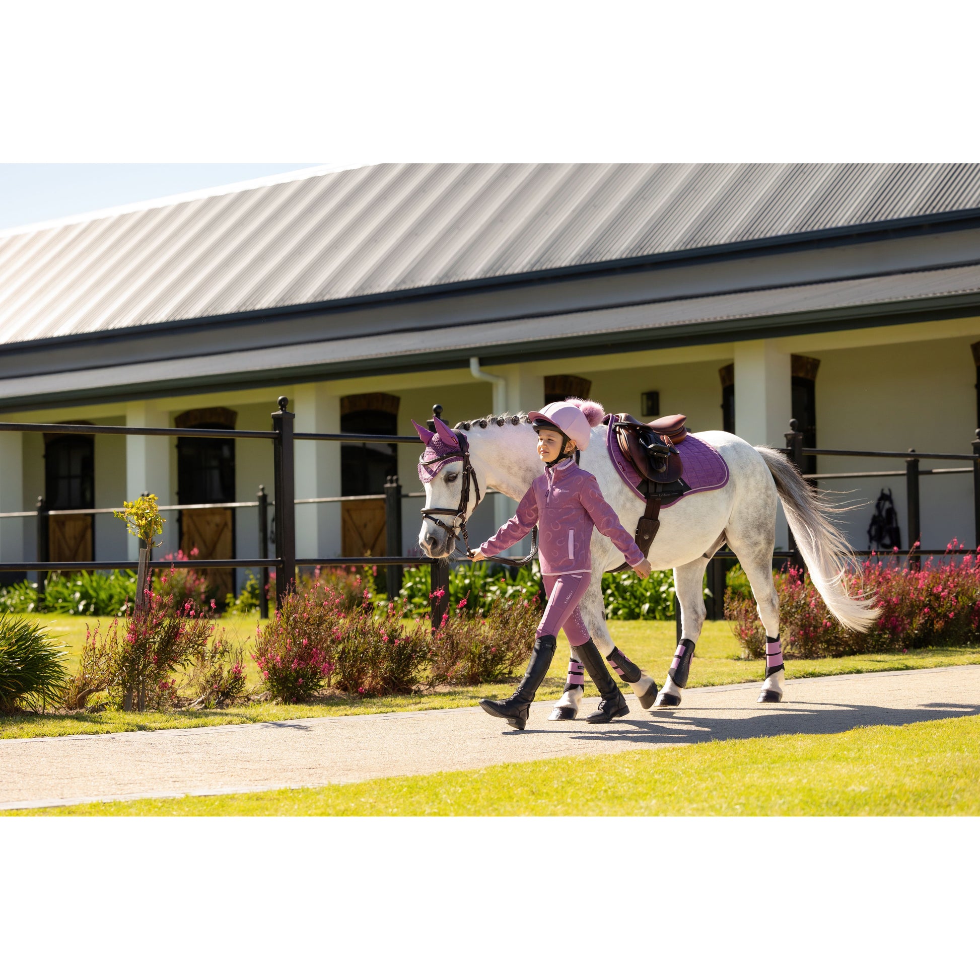 LeMieux Mini Suede Close Contact Schabracke - Kaster Cheval