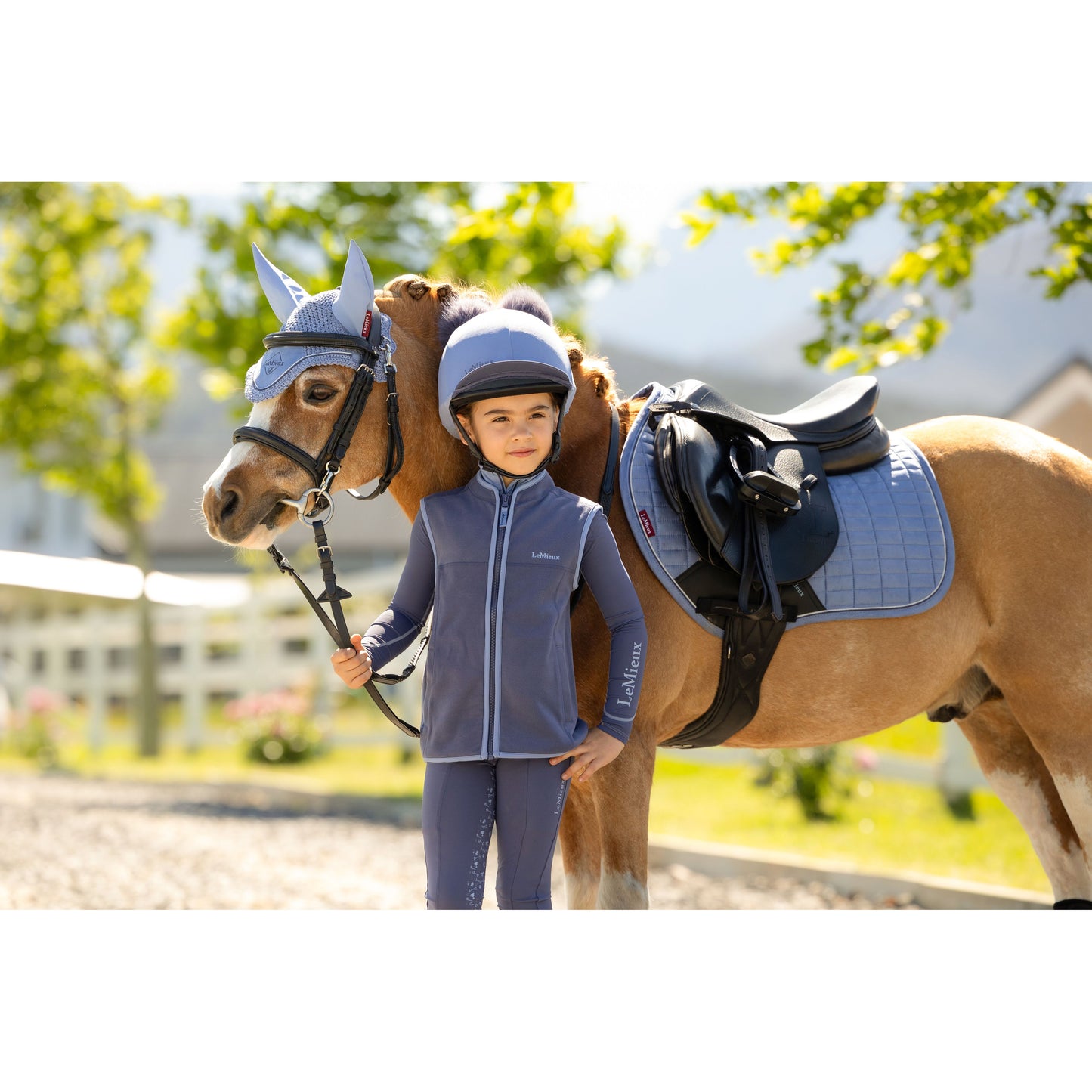 LeMieux Mini Suede Close Contact Schabracke - Kaster Cheval