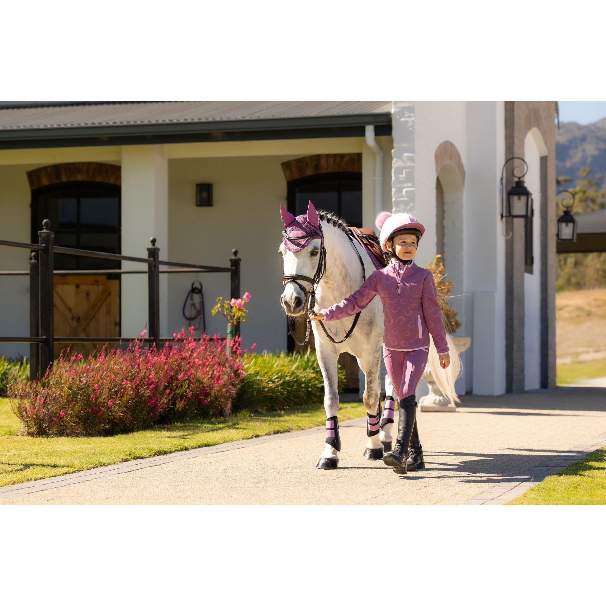 LeMieux Mini Suede Close Contact Schabracke - Kaster Cheval