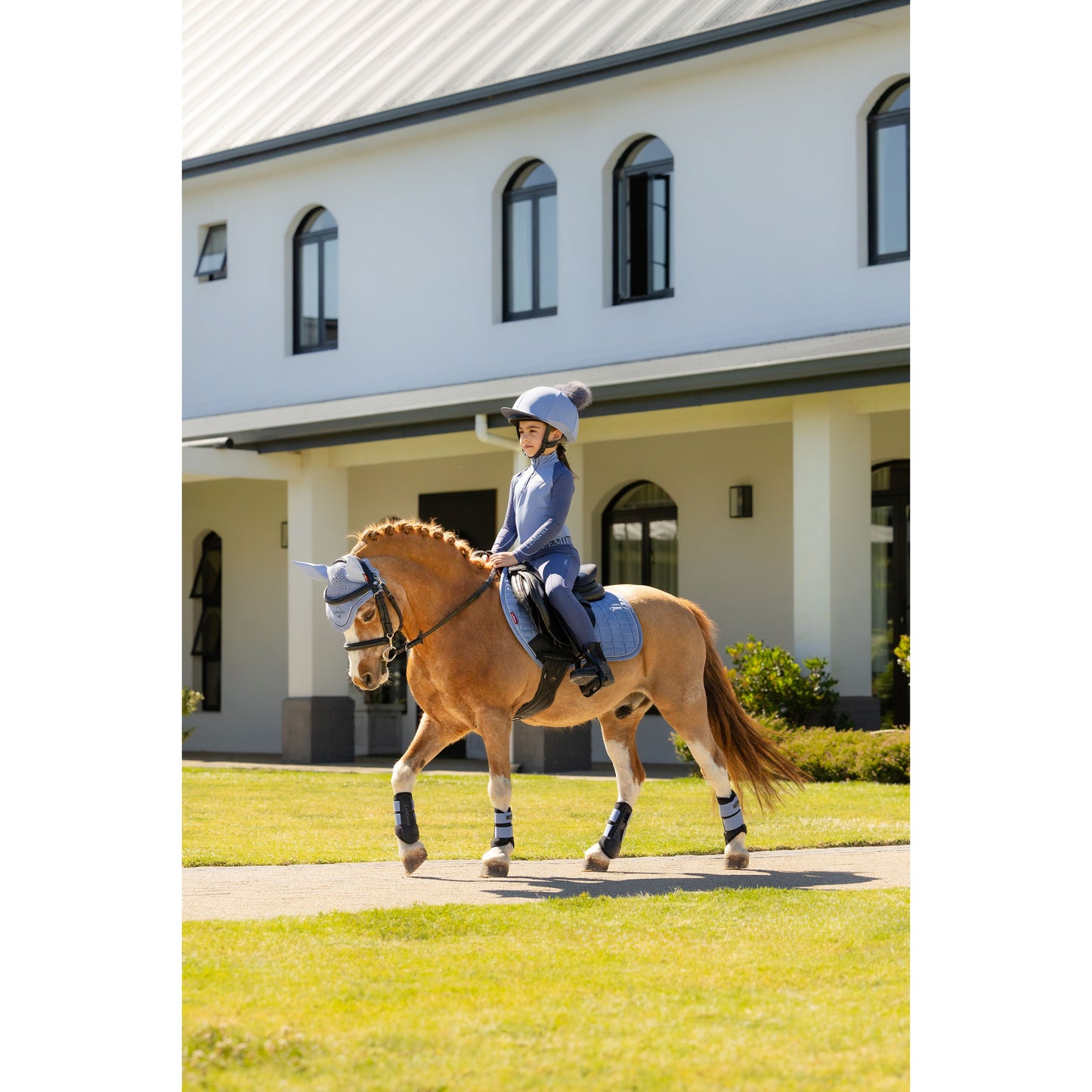 LeMieux Mini Suede Close Contact Schabracke - Kaster Cheval