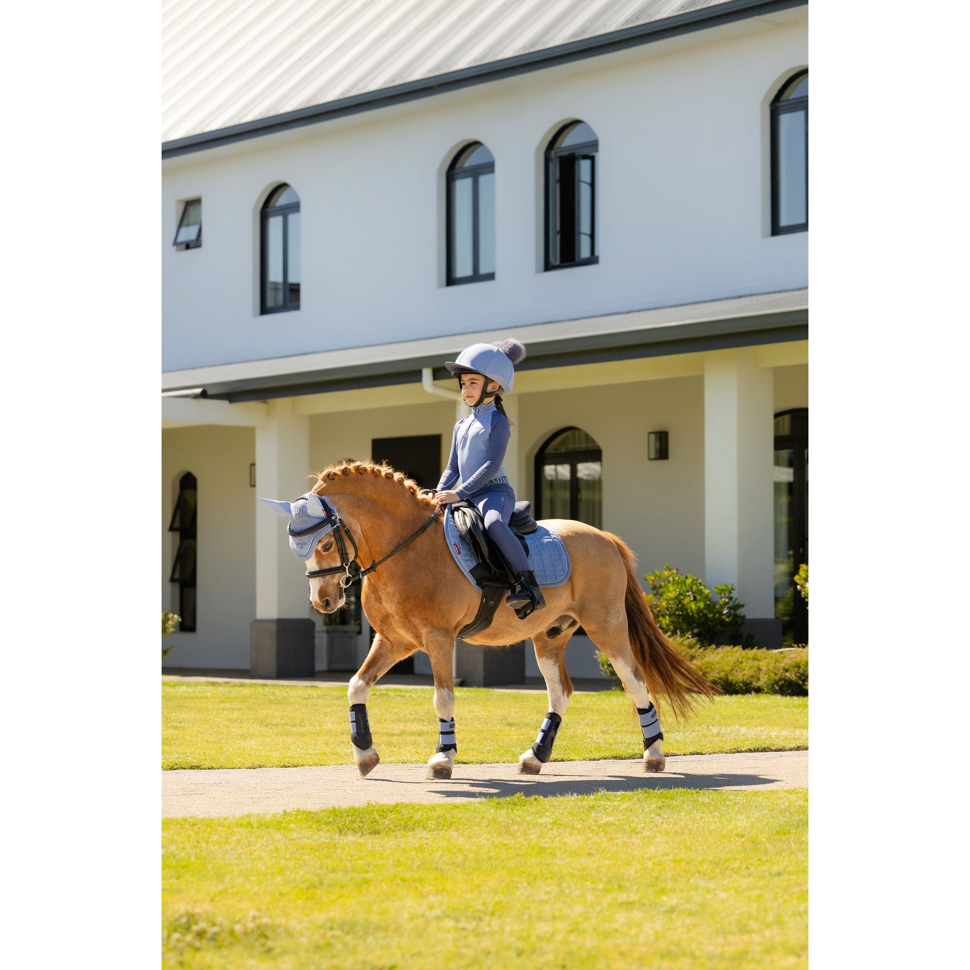 LeMieux Mini Suede Close Contact Schabracke - Kaster Cheval