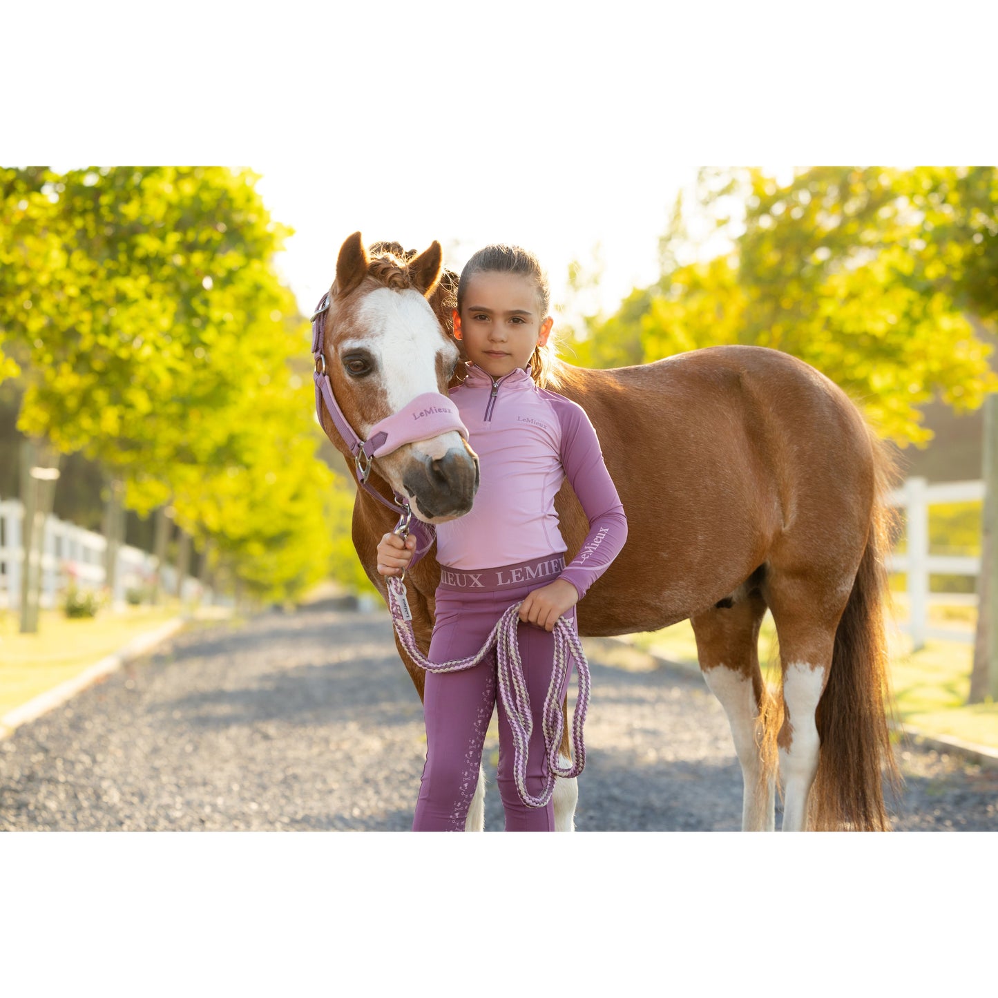 LeMieux Mini Vogue Halfter und Führstrick - Kaster Cheval