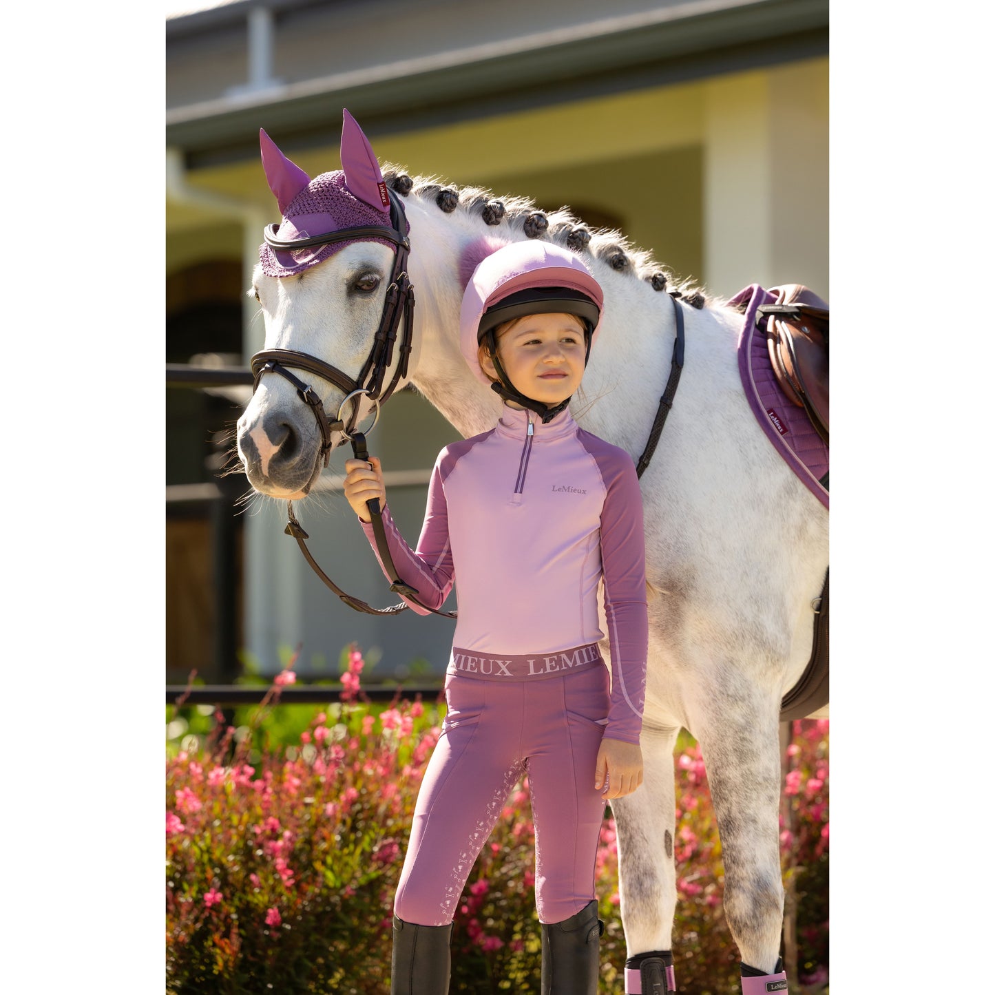 LeMieux Mini Suede Close Contact Schabracke - Kaster Cheval