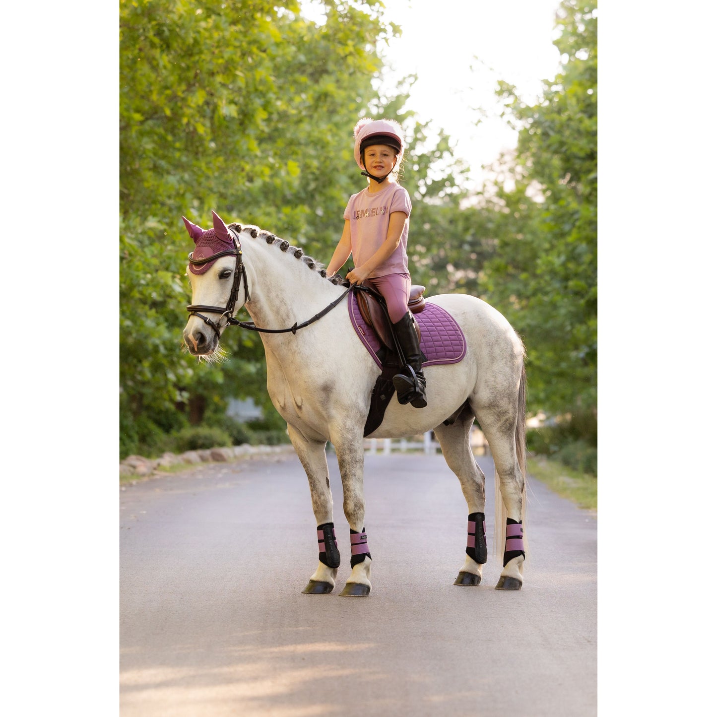 LeMieux Mini Suede Close Contact Schabracke - Kaster Cheval