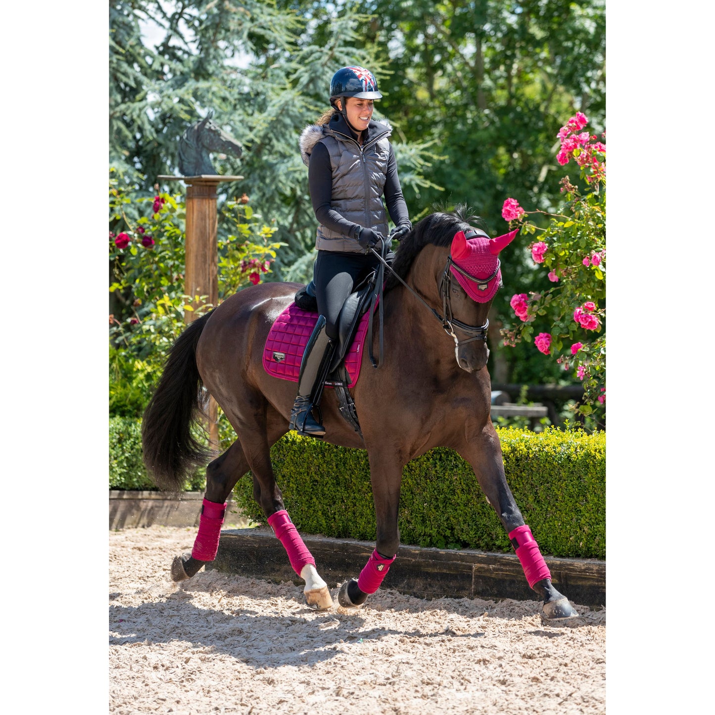 LM Loire Classic Satin Schabracke Mulberry