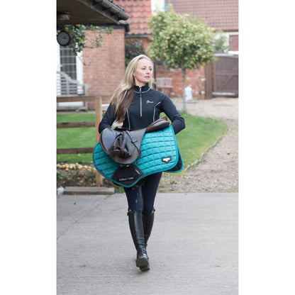 LM Loire Classic Satin Schabracke Peacock Green