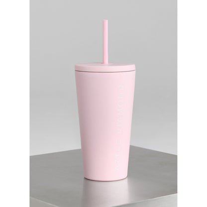 Gray Aztec Diamond Travel Mug