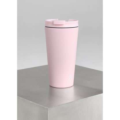 Gray Aztec Diamond Travel Mug
