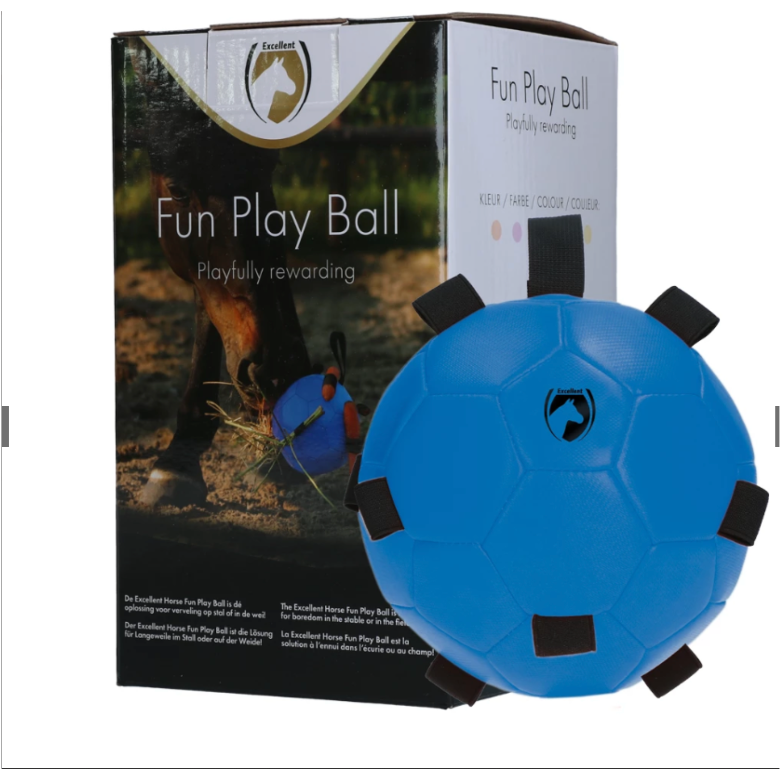 Gray Excellent Horse Fun Play Ball