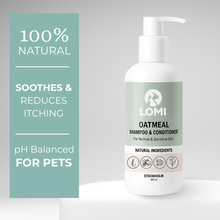 Lomi Pets Oatmeal Hunde Shampoo & Spülung