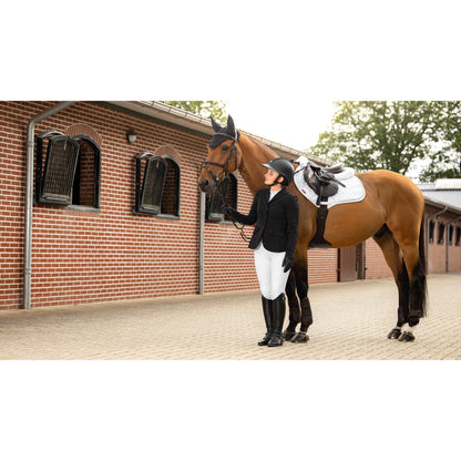 LM Crystal Suede Close Contact Schabracke Weiß