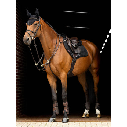 LM Crystal Suede Close Contact Schabracke Schwarz