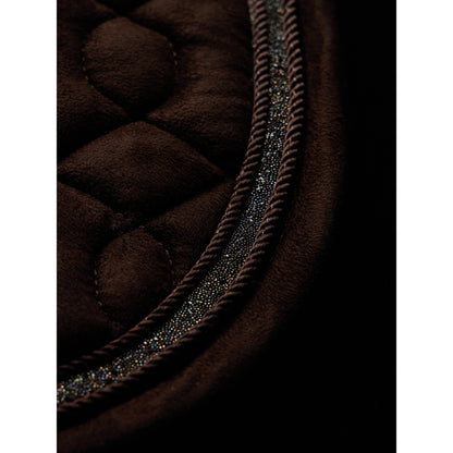 Black LM Crystal Suede Close Contact Schabracke Braun
