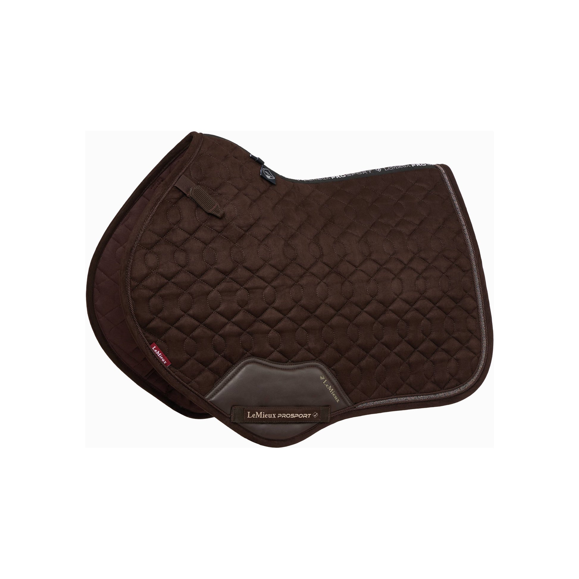 Dark Slate Gray LM Crystal Suede Close Contact Schabracke Braun