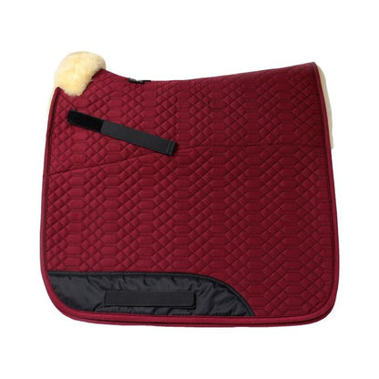 Dark Red Engel Reitsport Lammfell Schabracke Bordeaux