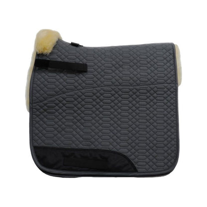 Dark Slate Gray Engel Reitsport Lammfell Schabracke Grau