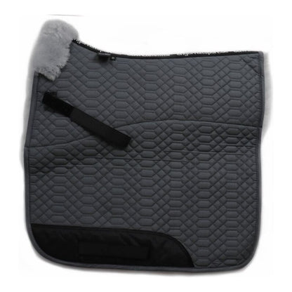 Dark Slate Gray Engel Reitsport Lammfell Schabracke Grau