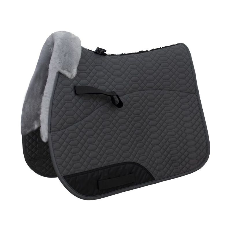 Dark Slate Gray Engel Reitsport Lammfell Schabracke Grau
