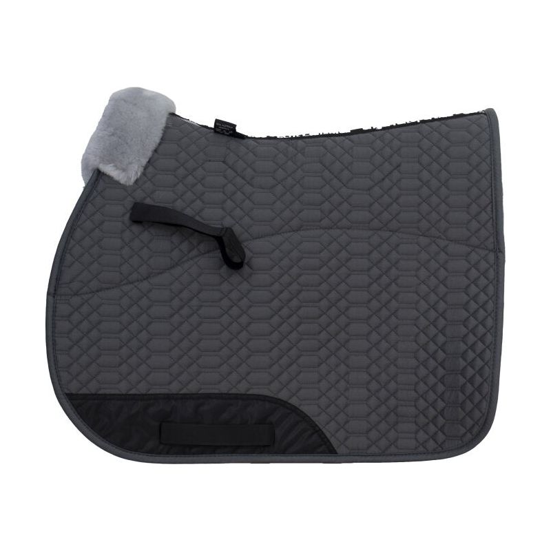 Dark Slate Gray Engel Reitsport Lammfell Schabracke Grau