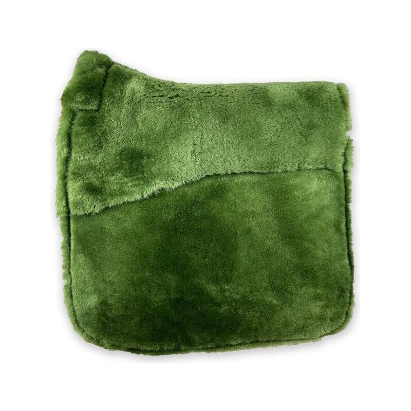 Dark Olive Green Engel Reitsport Lammfell Schabracke Komplett Grün