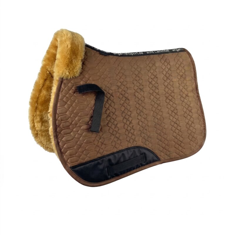 Engel Reitsport Lammfell Schabracke Komplett Camel