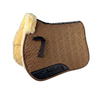 Engel Reitsport Lammfell Schabracke Komplett Camel
